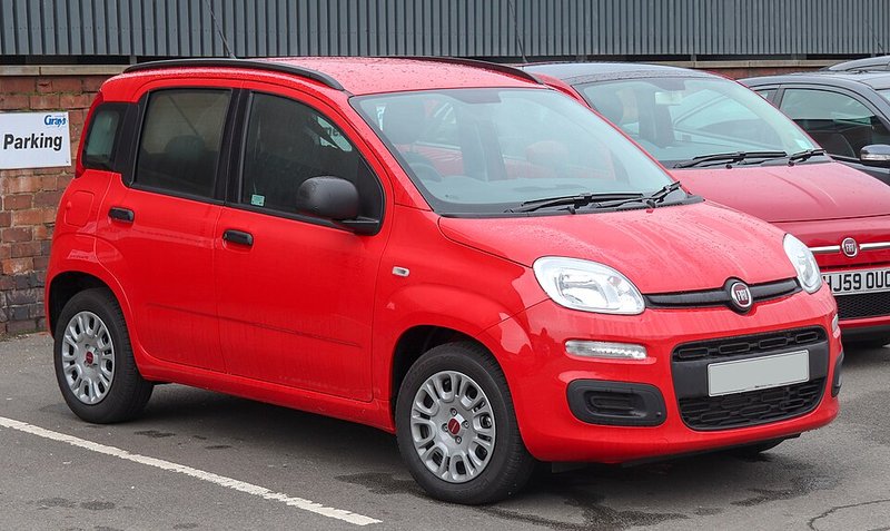 Prawdziwy Fiat Panda II wyprodukowany w Tychach